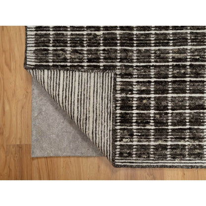 Modern and Contemporary Wool Hand Loomed Rug Brown 2.3x3.1 -O091069