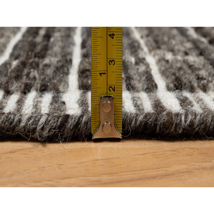 Modern and Contemporary Wool Hand Loomed Rug Brown 2.3x3.1 -O091069