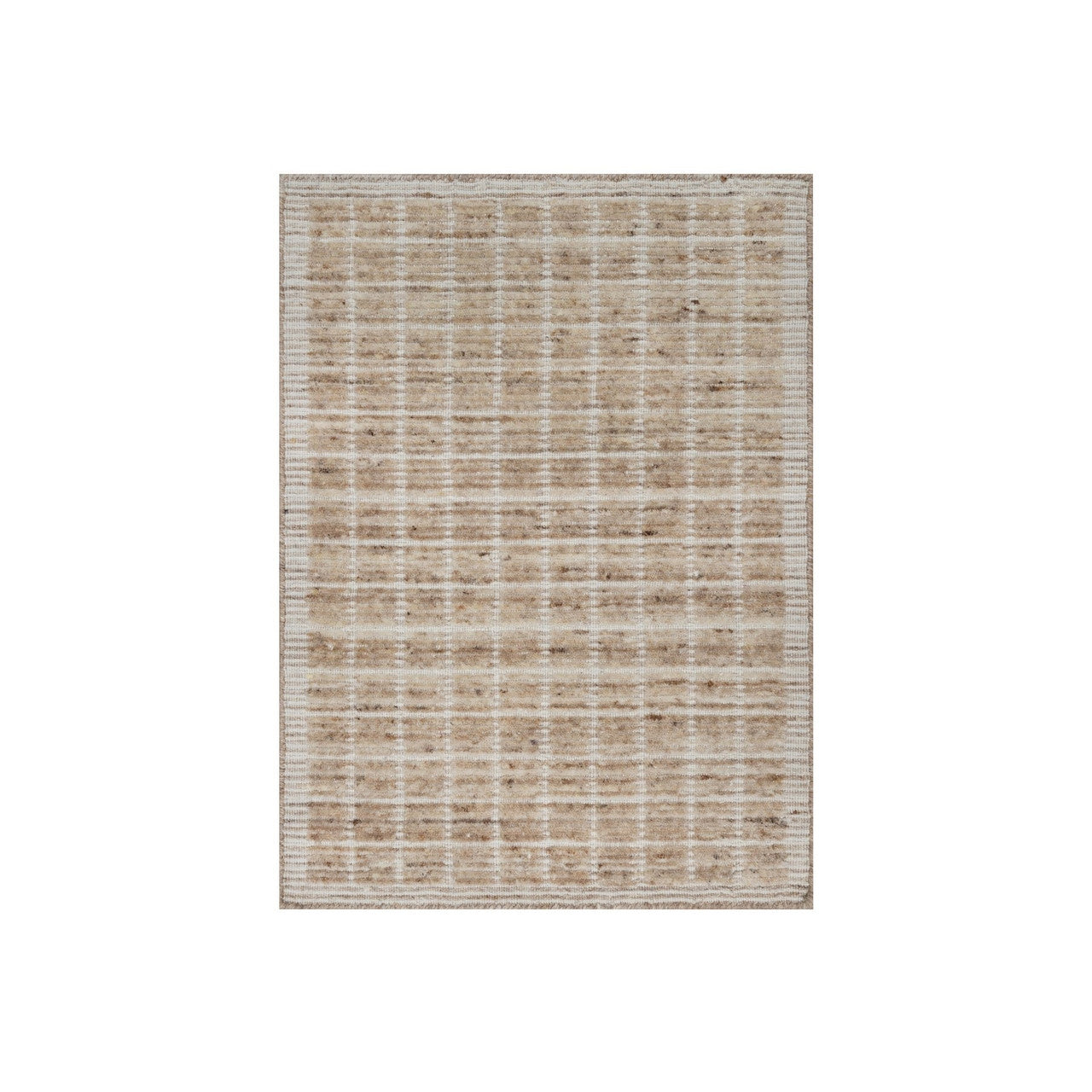 Modern and Contemporary Wool Hand Loomed Rug Brown 2.2x3.1 -O091070