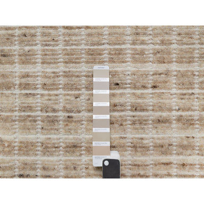 Modern and Contemporary Wool Hand Loomed Rug Brown 2.2x3.1 -O091070