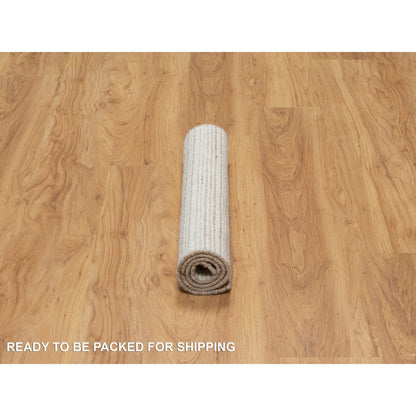 Modern and Contemporary Wool Hand Loomed Rug Brown 2.2x3.1 -O091070