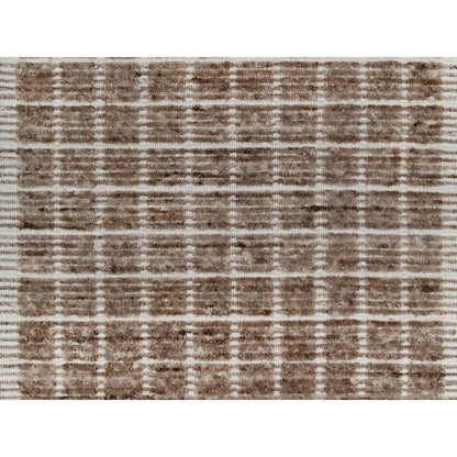 Modern and Contemporary Wool Hand Loomed Rug Brown 2.2x3.1 -O091071