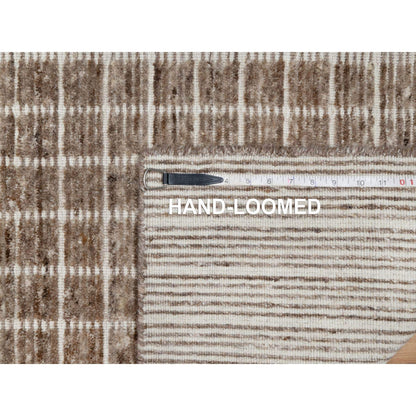 Modern and Contemporary Wool Hand Loomed Rug Brown 2.2x3.1 -O091071