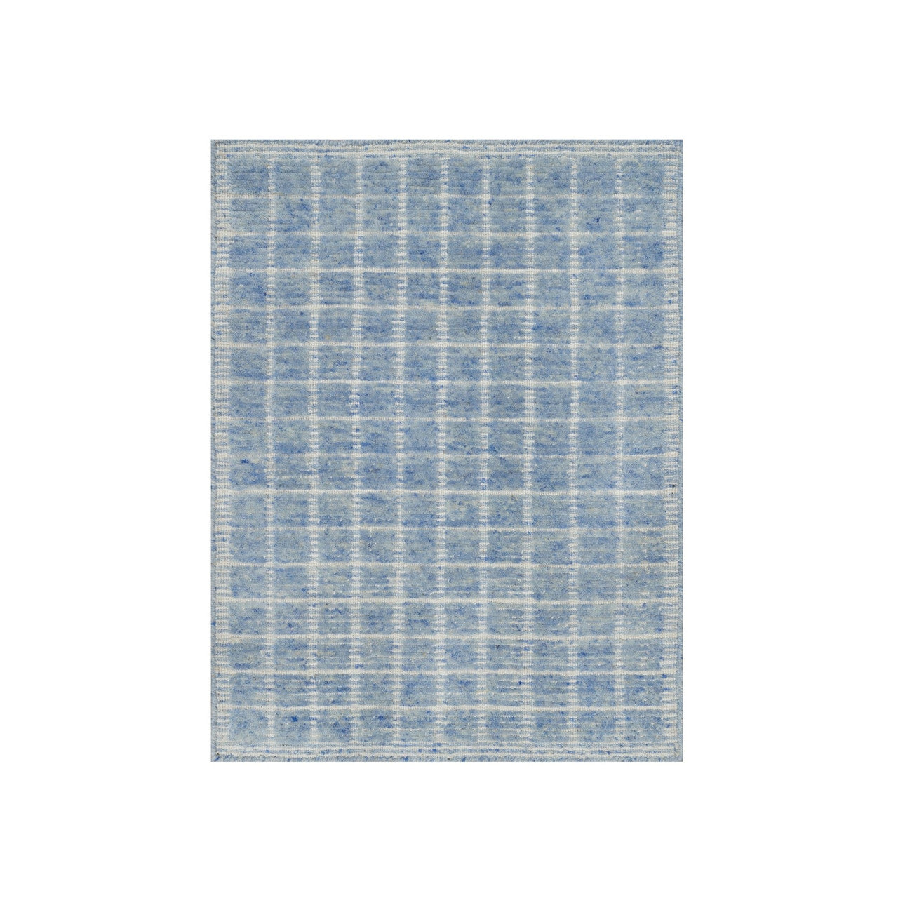 Modern and Contemporary Wool Hand Loomed Rug Blue 2.4x3.0 -O091072