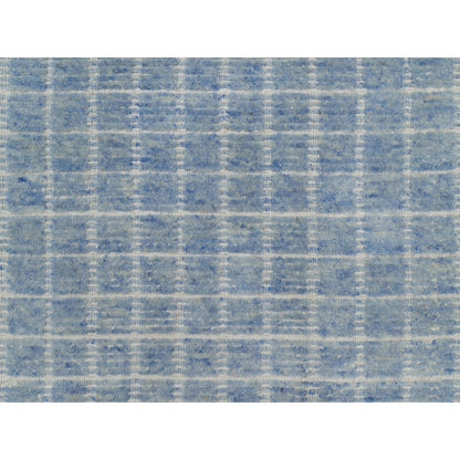 Modern and Contemporary Wool Hand Loomed Rug Blue 2.4x3.0 -O091072