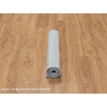 Modern and Contemporary Wool Hand Loomed Rug Blue 2.4x3.0 -O091072