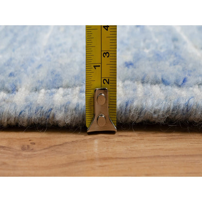 Modern and Contemporary Wool Hand Loomed Rug Blue 2.4x3.0 -O091072