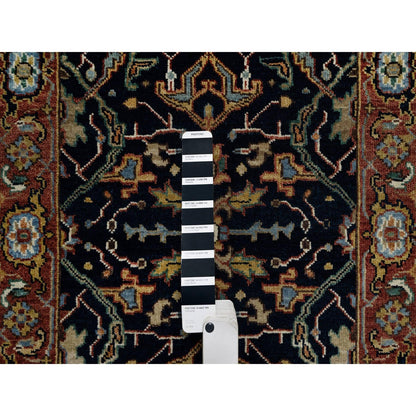 Traditional Wool Hand Knotted Rug Blue 2.1X3.1  -O091083