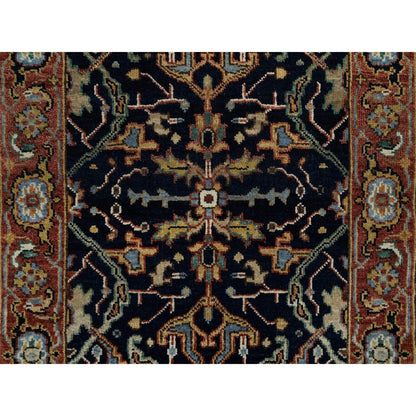 Traditional Wool Hand Knotted Rug Blue 2.1X3.1  -O091083