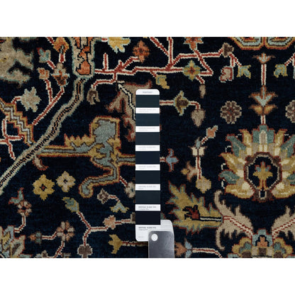 Traditional Wool Hand Knotted Rug Blue 5.0X7.2  -O091099