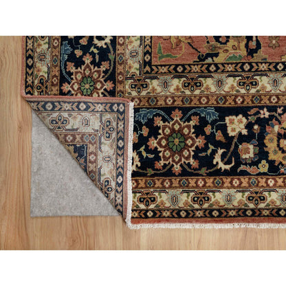 Traditional Wool Hand Knotted Rug Red 9.0X12.2  -O091102