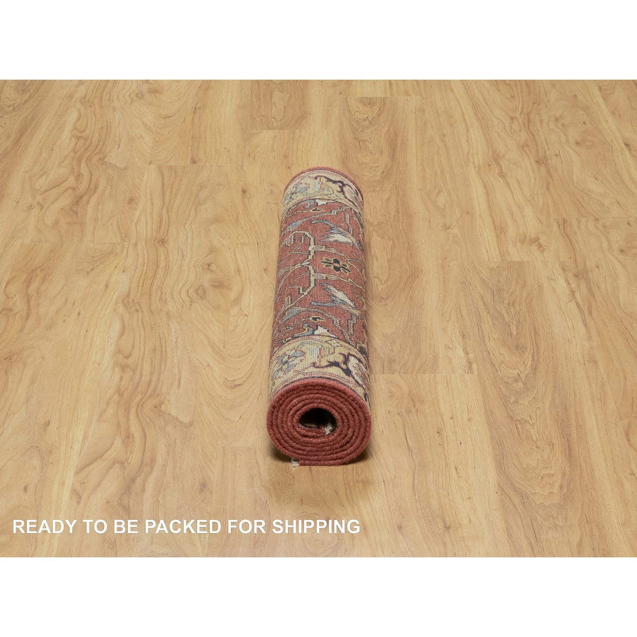 Red 2'7" x 6'1" Traditional Hand knotted Wool Rug - Sku: O091118