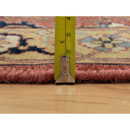 Traditional Wool Hand Knotted Rug Red 2.7X6.1  -O091118