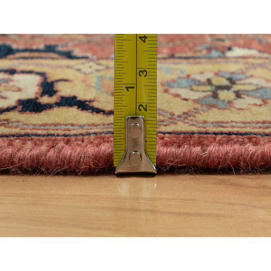 Traditional Wool Hand Knotted Rug Red 2.7X6.1  -O091118