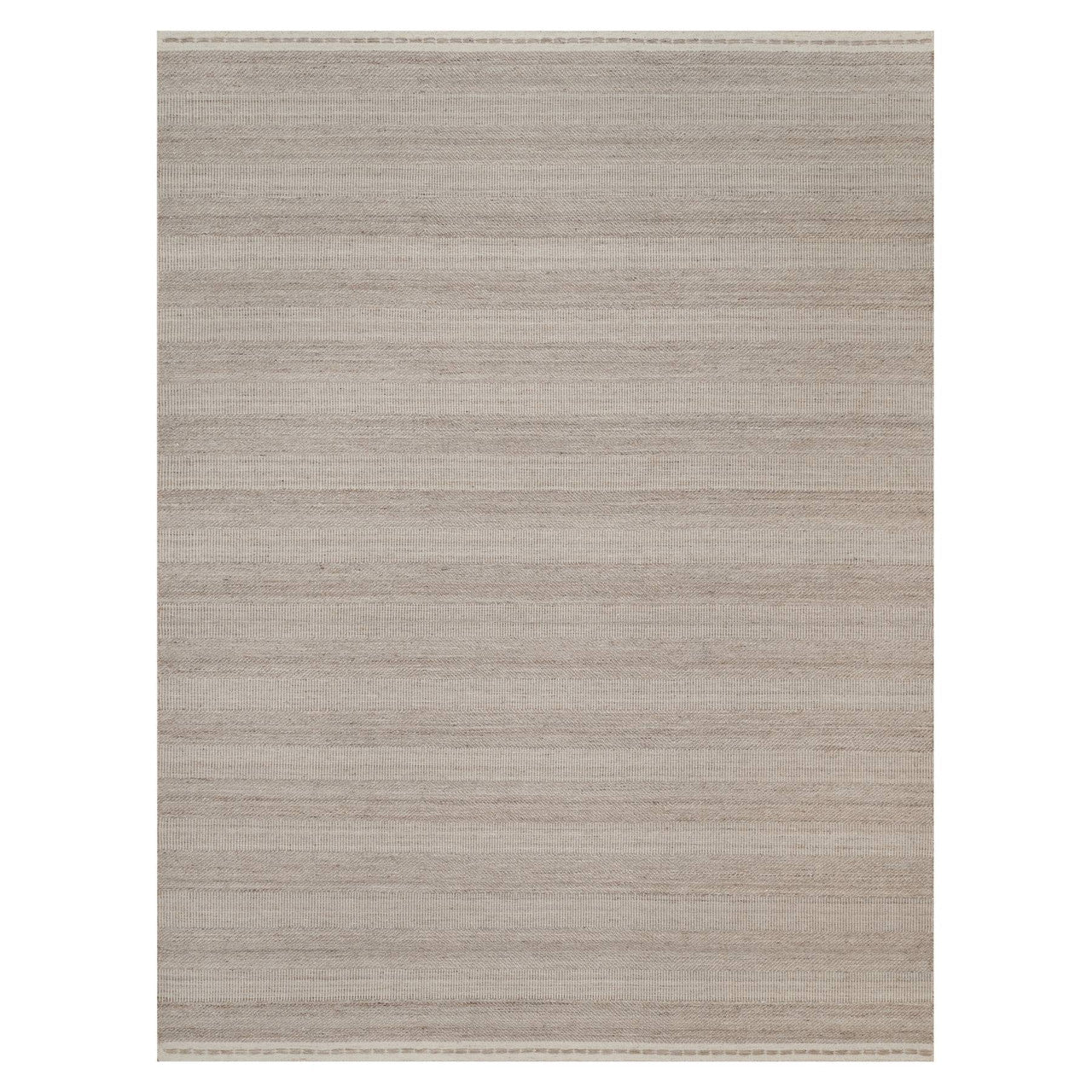 Flateweave Wool Hand Loomed Rug Brown 9.2X12.2  -O091119