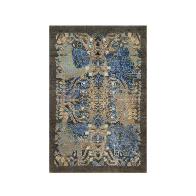 Modern and Contemporary Wool & Silk Hand Knotted Rug Brown 1.11x3.0 -O091154