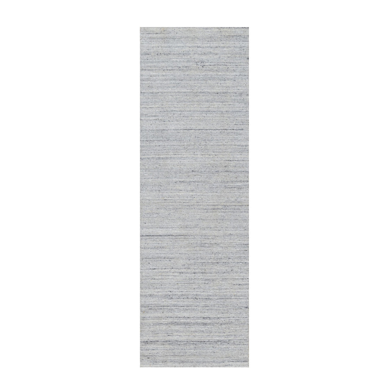 Modern and Contemporary Wool Hand Loomed Rug Ivory 2.6x8.0 -O091178