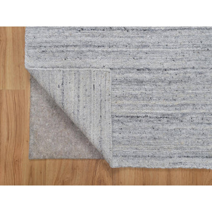 Modern and Contemporary Wool Hand Loomed Rug Ivory 2.6x8.0 -O091181