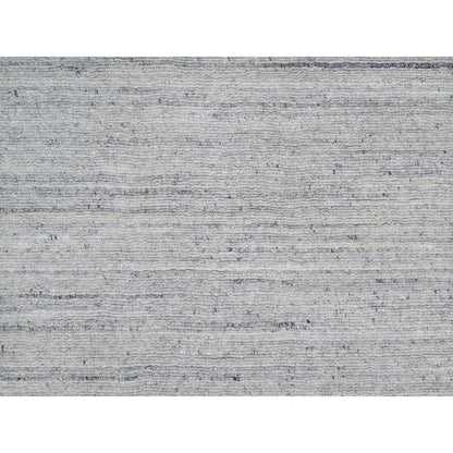 Modern and Contemporary Wool Hand Loomed Rug Ivory 2.6x8.0 -O091181