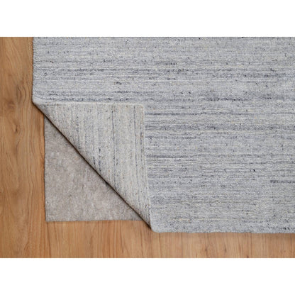 Modern and Contemporary Wool Hand Loomed Rug Ivory 8.11x12.0 -O091183