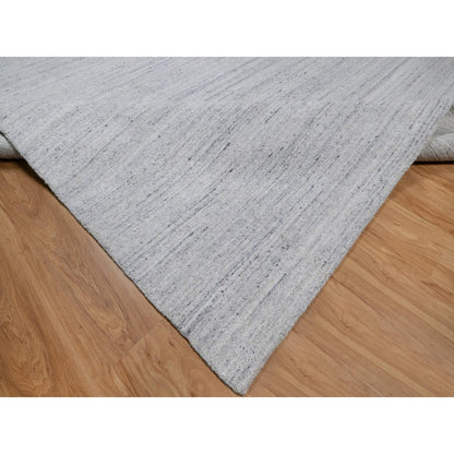 Modern and Contemporary Wool Hand Loomed Rug Ivory 8.11x12.0 -O091183