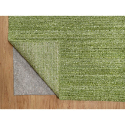 Modern and Contemporary Wool Hand Loomed Rug Green 9.1x12.0 -O091189