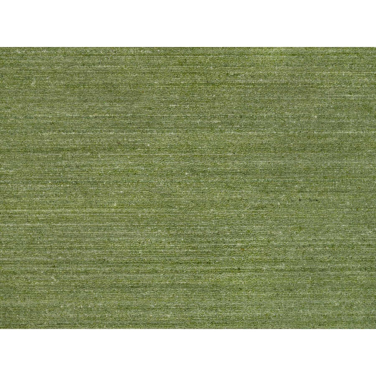 Modern and Contemporary Wool Hand Loomed Rug Green 9.1x12.0 -O091189