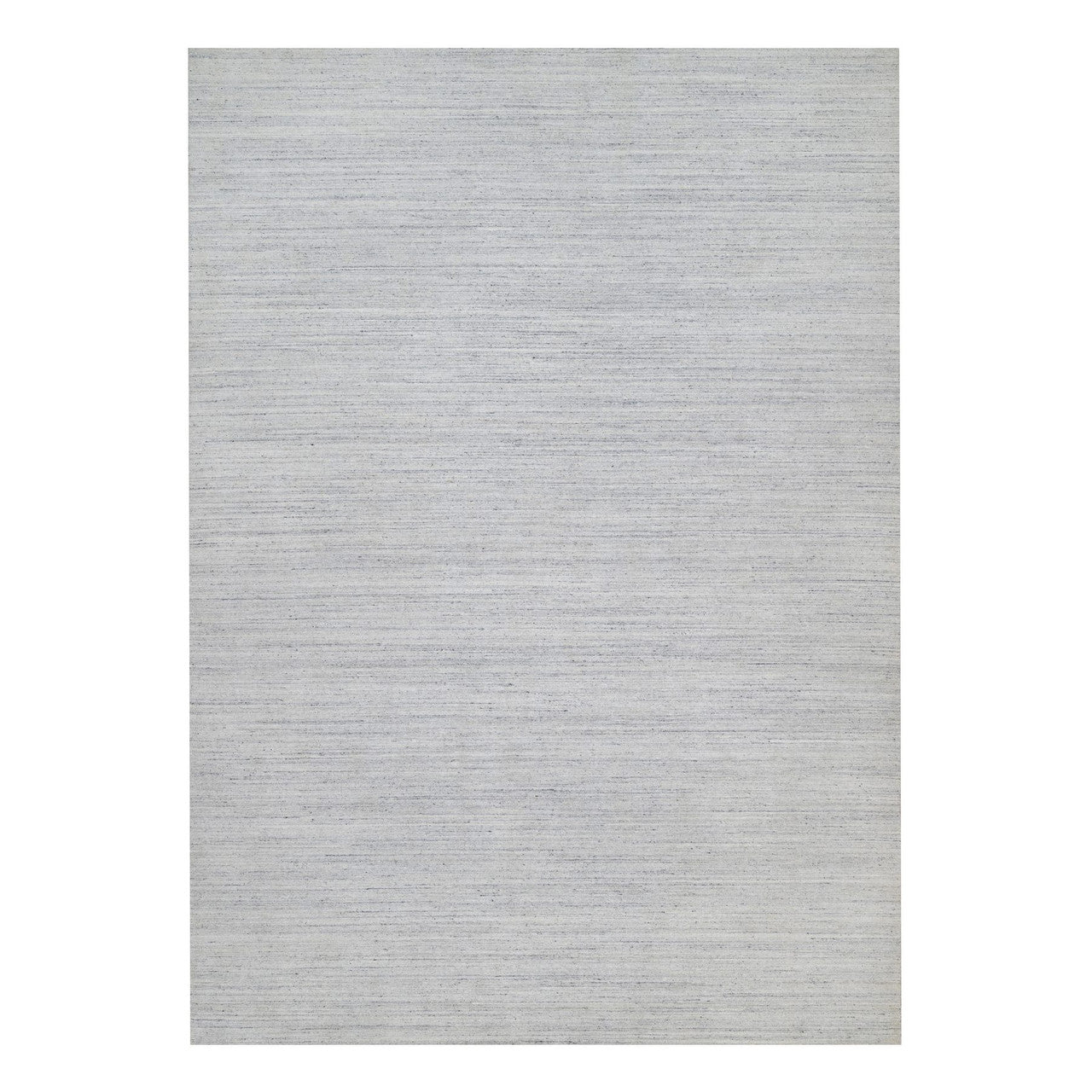 Modern and Contemporary Wool Hand Loomed Rug Ivory 12.0x17.11 -O091193