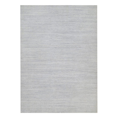 Modern and Contemporary Wool Hand Loomed Rug Ivory 12.0x17.11 -O091193