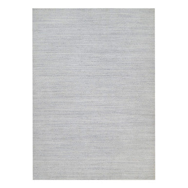 Modern and Contemporary Wool Hand Loomed Rug Ivory 12.0x17.11 -O091193