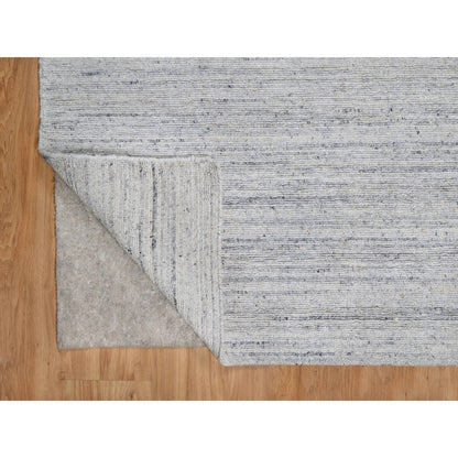Modern and Contemporary Wool Hand Loomed Rug Ivory 12.0x17.11 -O091193