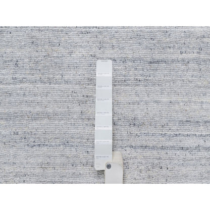 Modern and Contemporary Wool Hand Loomed Rug Ivory 12.0x17.11 -O091193