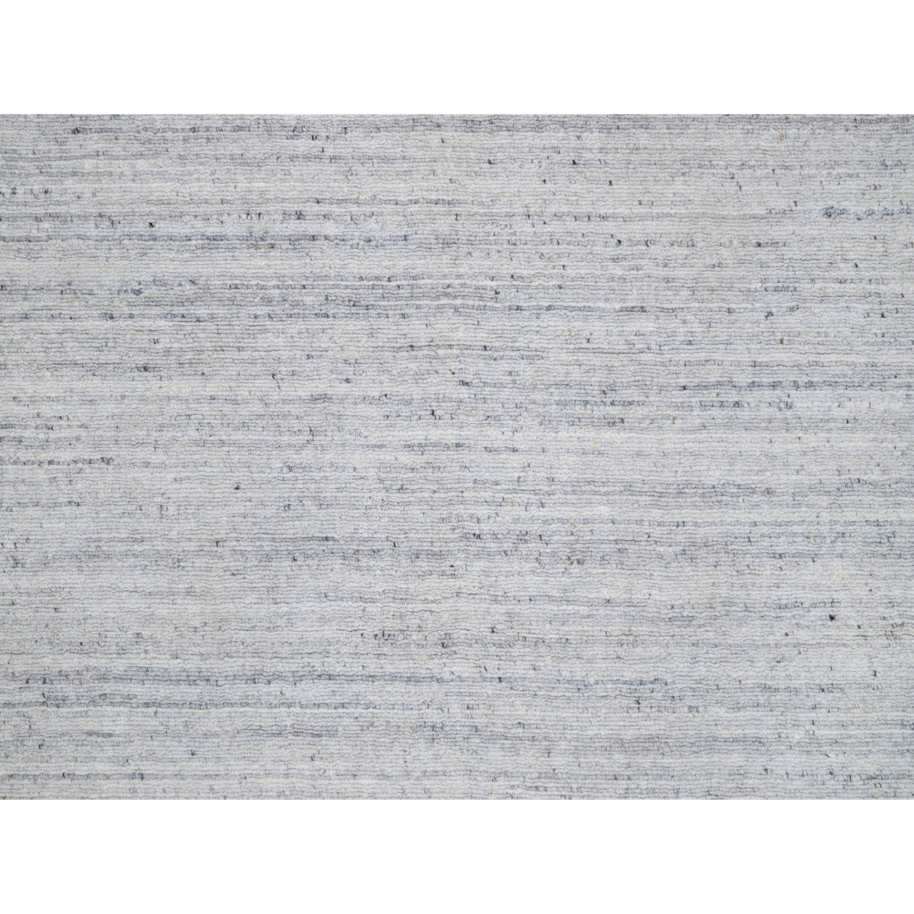 Modern and Contemporary Wool Hand Loomed Rug Ivory 12.0x17.11 -O091193