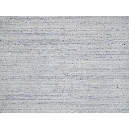 Modern and Contemporary Wool Hand Loomed Rug Ivory 12.0x17.11 -O091193