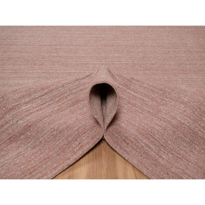 Modern and Contemporary Wool Hand Loomed Rug Pink 8.2x10.1 -O091197