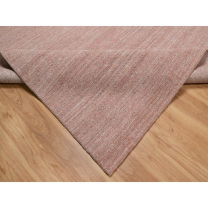 Modern and Contemporary Wool Hand Loomed Rug Pink 8.2x10.1 -O091197