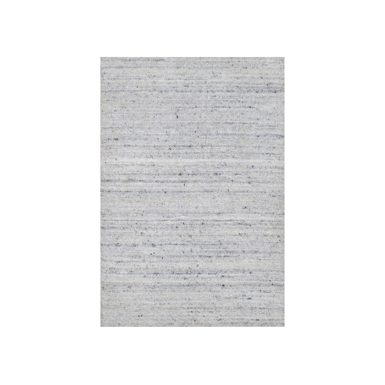Modern and Contemporary Wool Hand Loomed Rug Ivory 2.0x3.0 -O091202