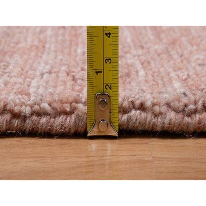 Modern and Contemporary Wool Hand Loomed Rug Pink 2.0x3.0 -O091205