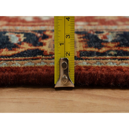 Heriz Wool Hand Knotted Rug Red 2.6x7.9 -O091225