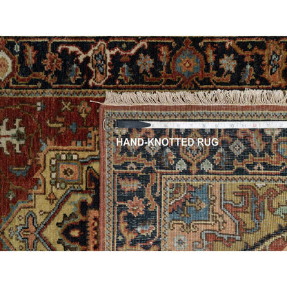 Heriz Wool Hand Knotted Rug Red 2.7x7.10 -O091246