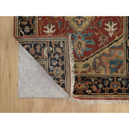 Heriz Wool Hand Knotted Rug Red 2.7x7.10 -O091251