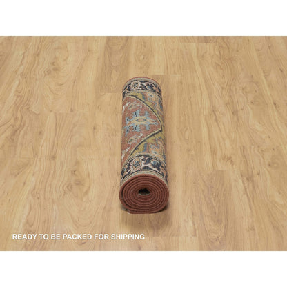 Heriz Wool Hand Knotted Rug Red 2.7x7.10 -O091251