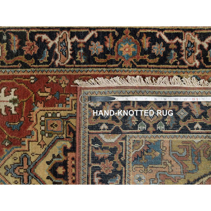 Heriz Wool Hand Knotted Rug Red 2.7x7.10 -O091251