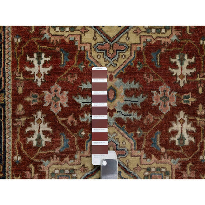 Heriz Wool Hand Knotted Rug Red 2.10x5.11 -O091264