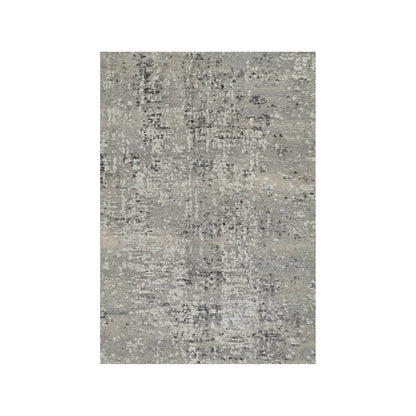 Modern and Contemporary Wool Hand Knotted Rug Grey 2.0x3.0 -O091276