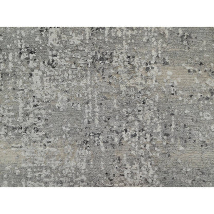 Modern and Contemporary Wool Hand Knotted Rug Grey 2.0x3.0 -O091278