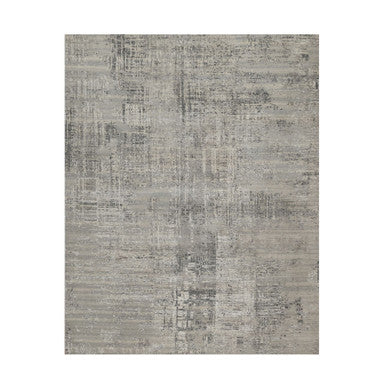 Modern and Contemporary Wool Hand Knotted Rug Grey 8.2x10.1 -O091282