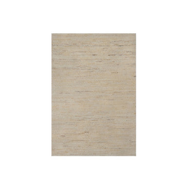 Modern and Contemporary Wool Hand Knotted Rug Ivory 2.0x3.0 -O091295