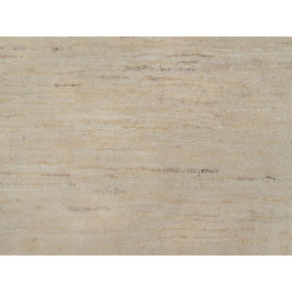 Modern and Contemporary Wool Hand Knotted Rug Ivory 2.0x3.0 -O091295