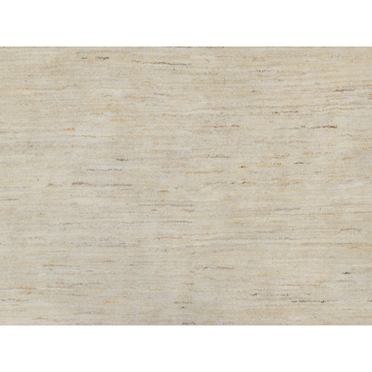 Ivory 11'4" x 11'4" Modern and Contemporary Hand knotted Wool Rug - Sku: O091306